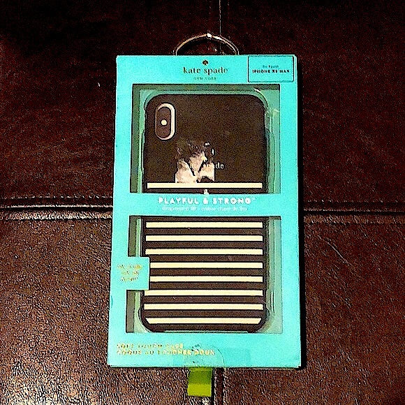 KATE SPADE NY Soft TommPlayful & Strong Black & White Stripes - Picture 3 of 3